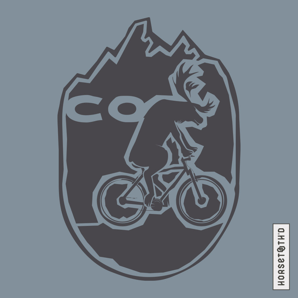 CO Bike Moose Beach Towel