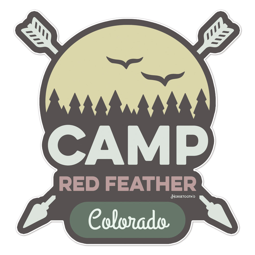 Red Feather Lakes Stickers (3 to choose from)