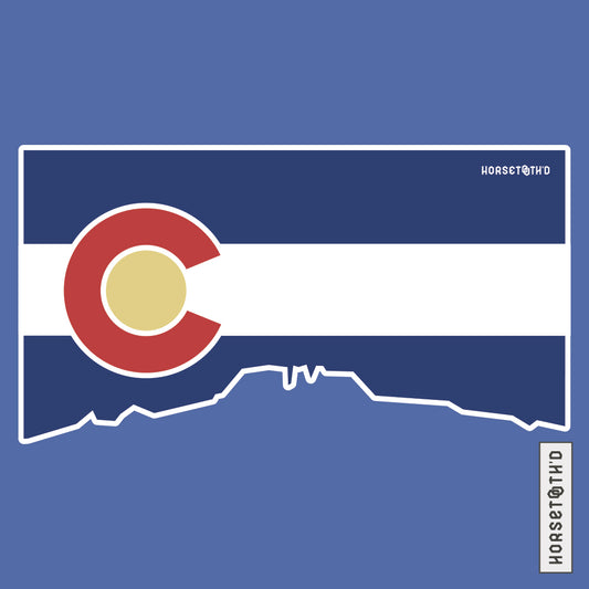 Colorado Flag Cutout T-Shirt