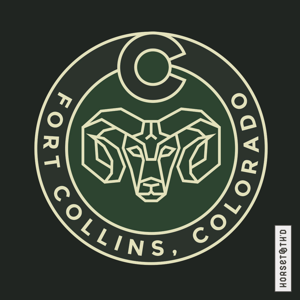 Fort Collins Ram Beach Towel