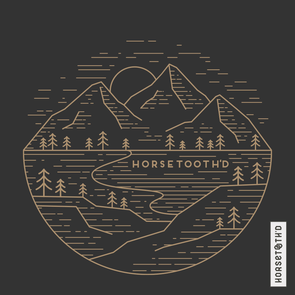 Horsetooth'd Sketch Lines Design