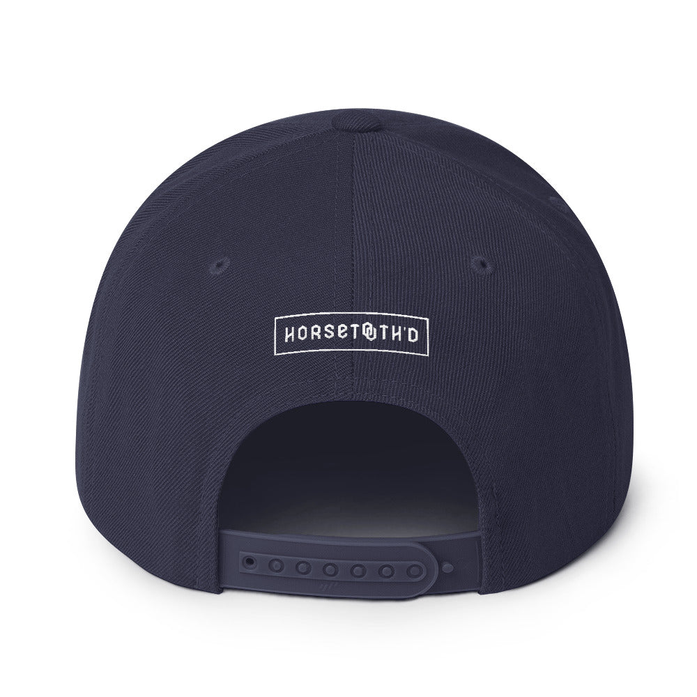 Horsetooth'd FOCO Snapback Hat | Colorado Flag Hat Navy Back