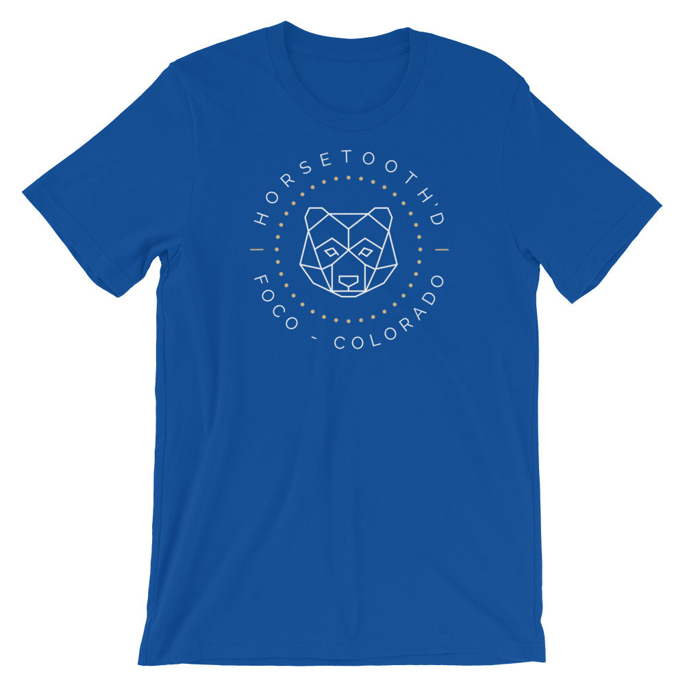 Horsetooth'd Bear FOCO Colorado T-Shirt  True Royal 