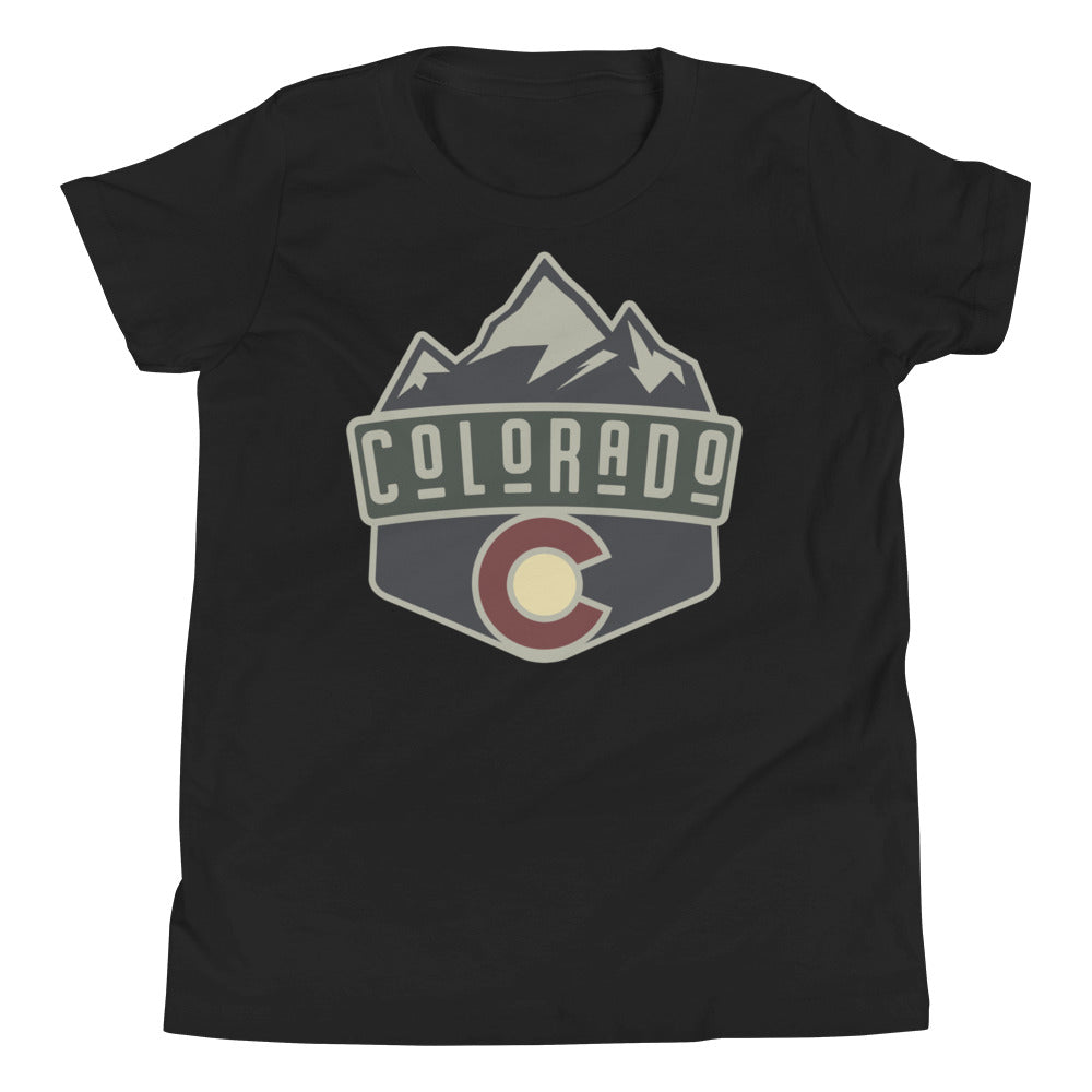 Classic Colorado Badge Youth Tee Shirt