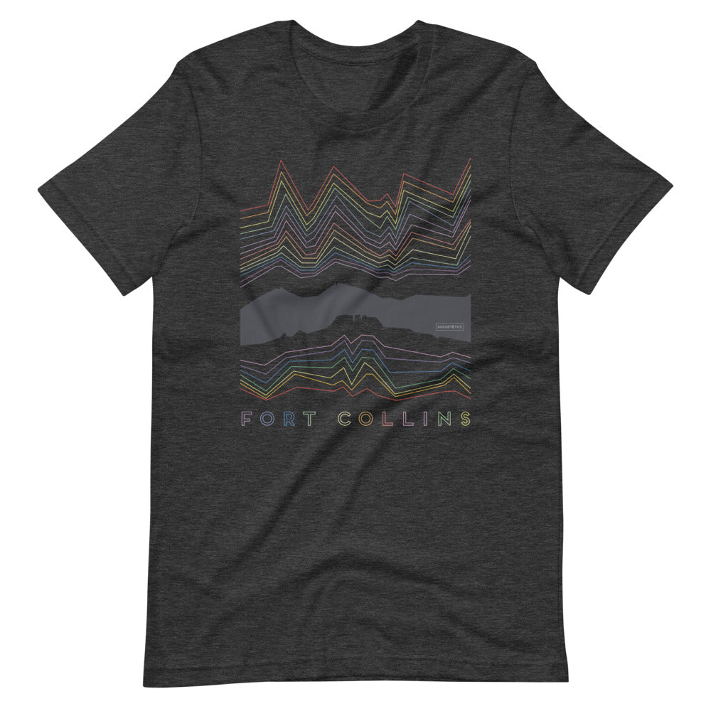 Colorado FOCO Lines T-Shirt Dark Grey Heather