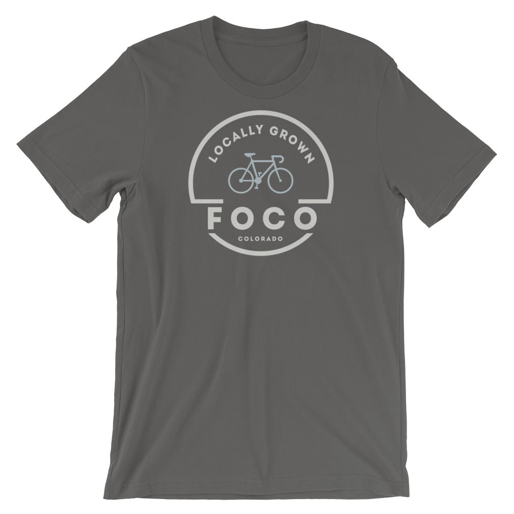 Locally Grown Bike Colorado T-Shirt Asphalt