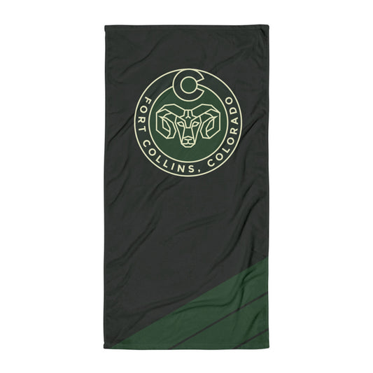 Fort Collins Ram Beach Towel