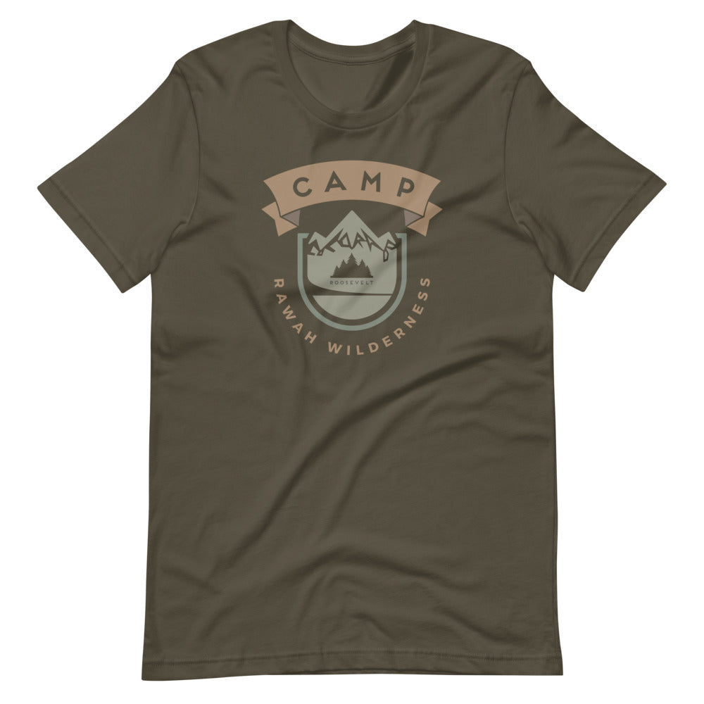 Camp Rawah Wilderness T-Shirt Army