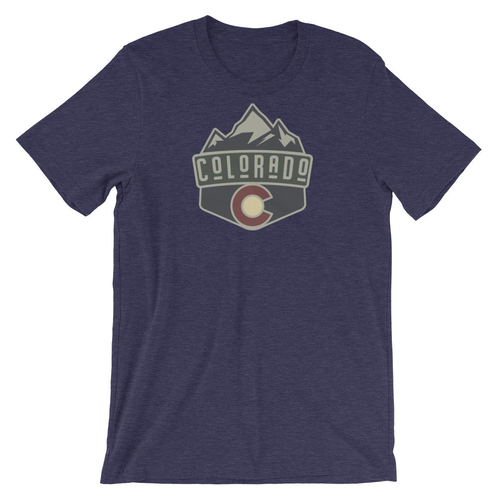 Colorado Badge T-Shirt Heather Midnight