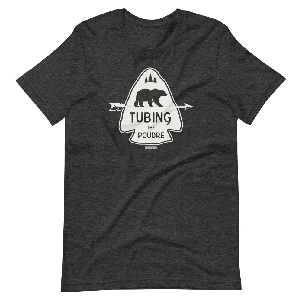 Tubing the Poudre T-Shirt Dark Grey Heather