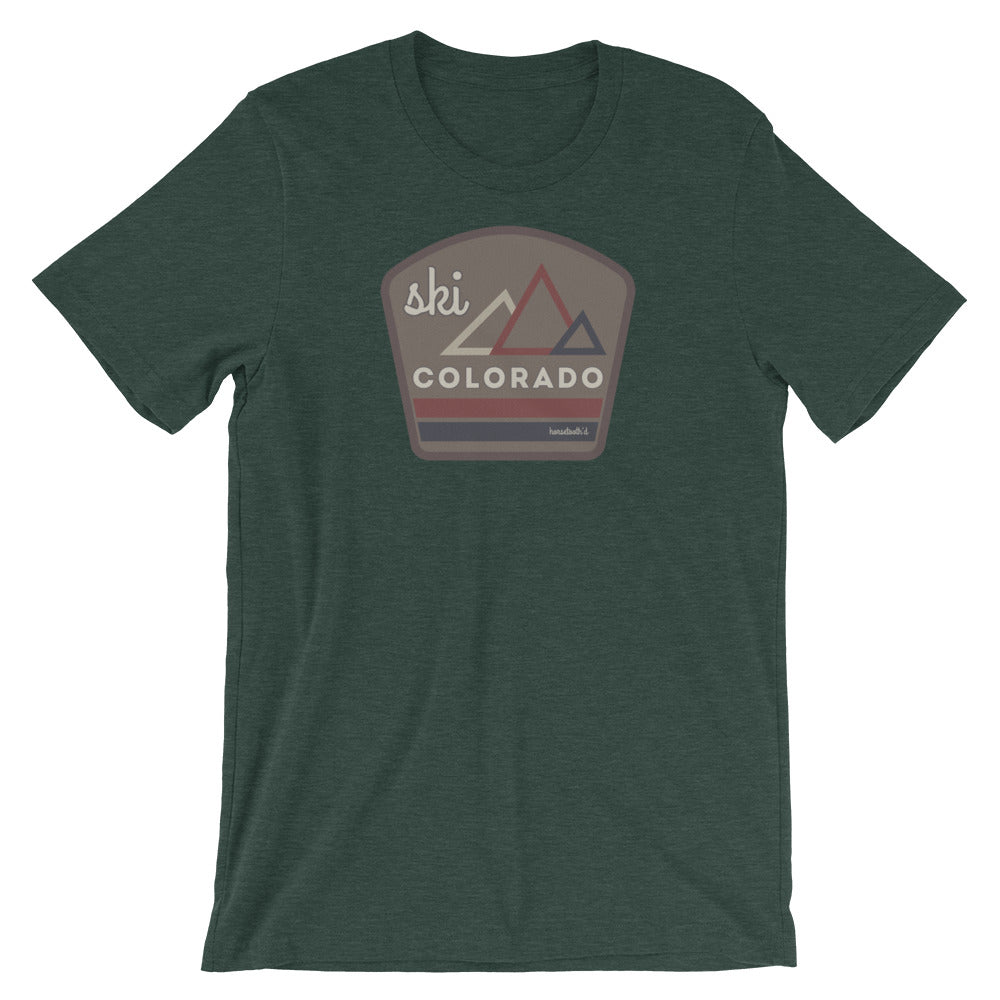 Ski Colorado T-Shirt Heather Forest