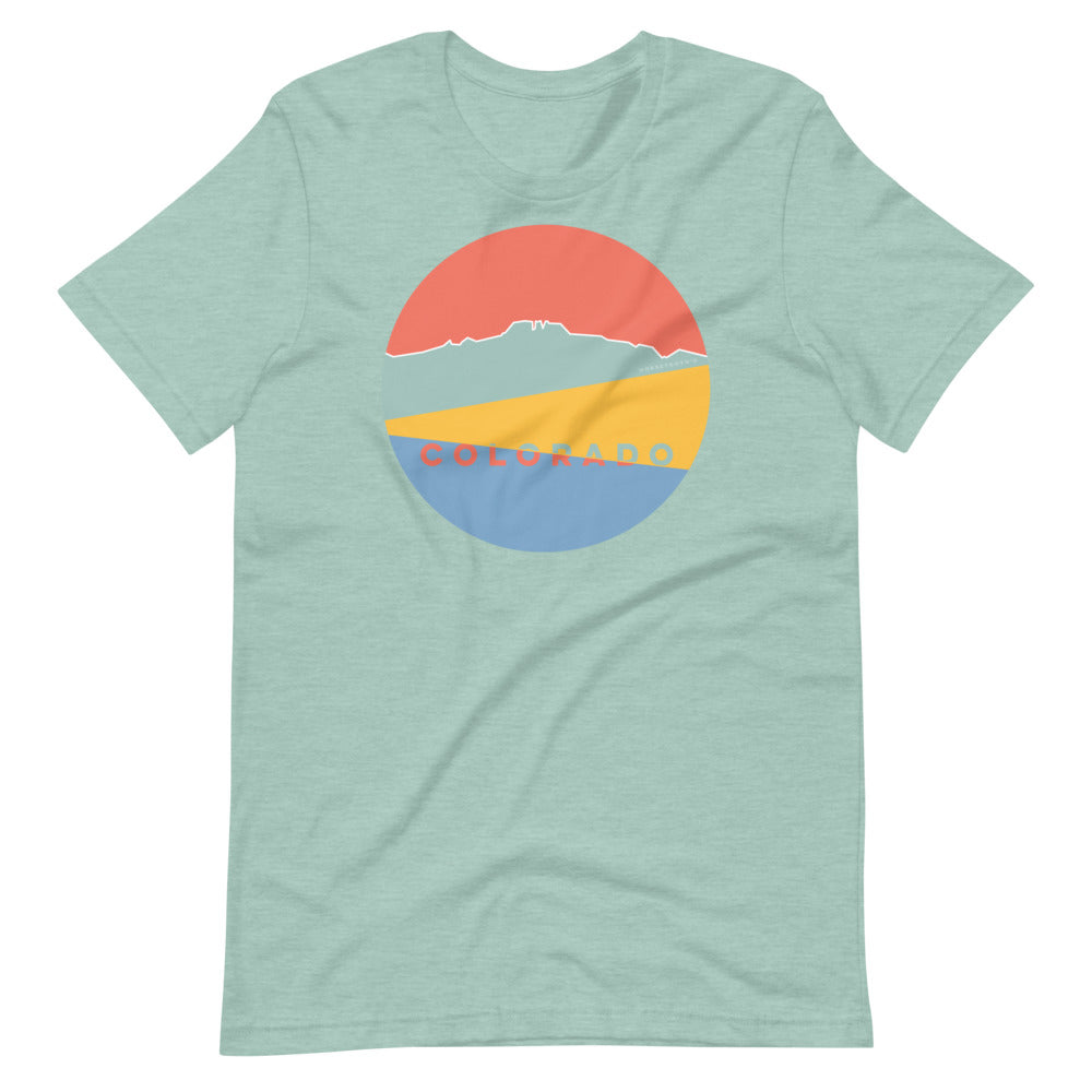 Landscapes Colorado T-Shirt Heather Prism Dusty Blue