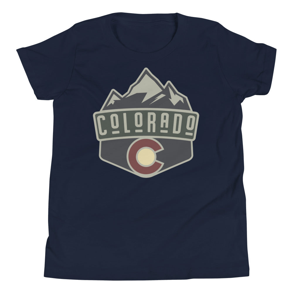 Classic Colorado Badge Youth Tee Shirt