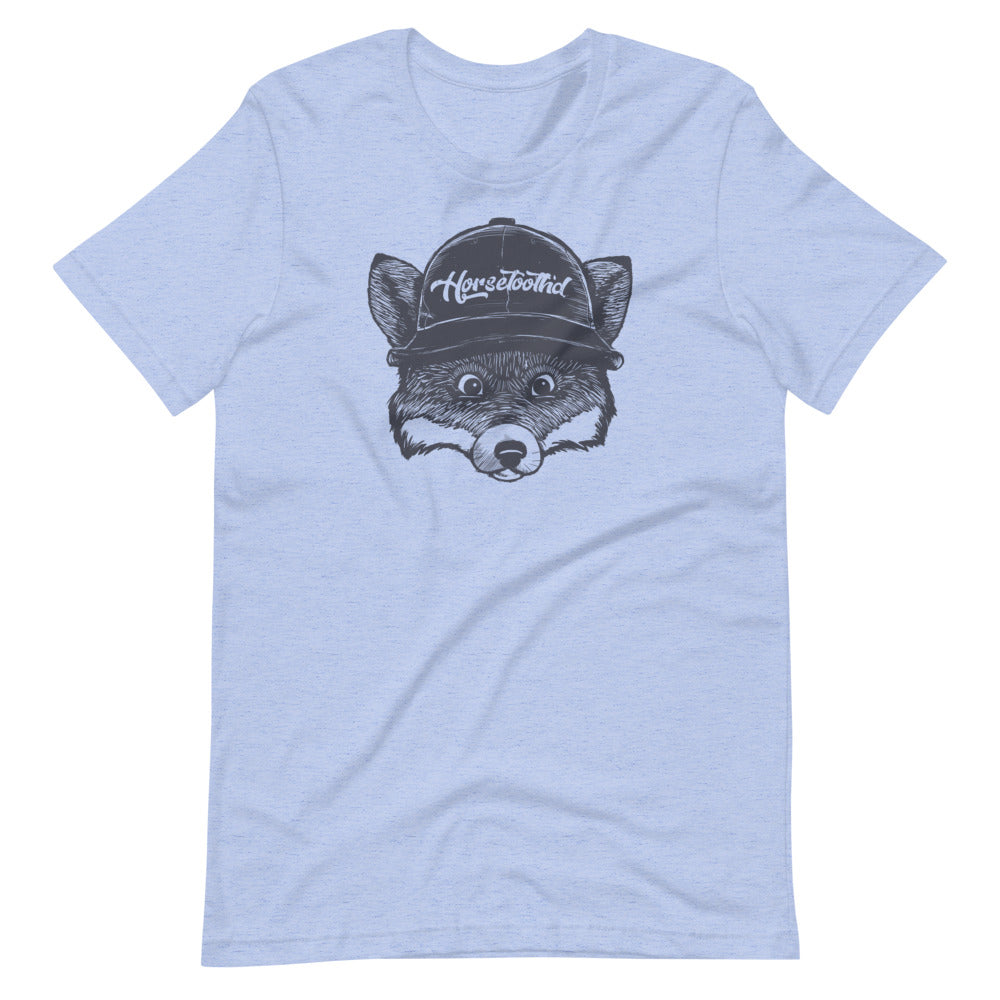 Horsetooth'd Fox T-Shirt Heather Blue