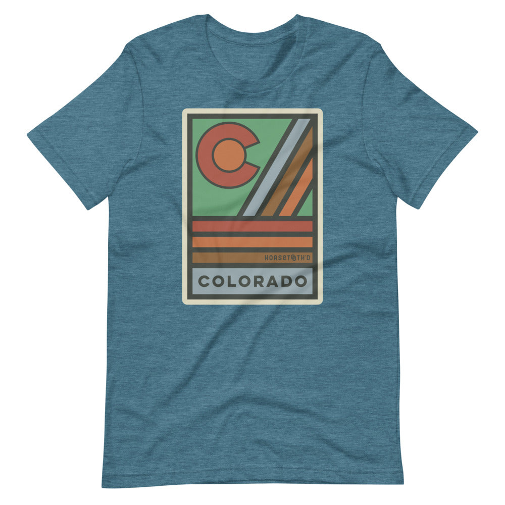 Colorado Life T-Shirt Heather Deep Teal
