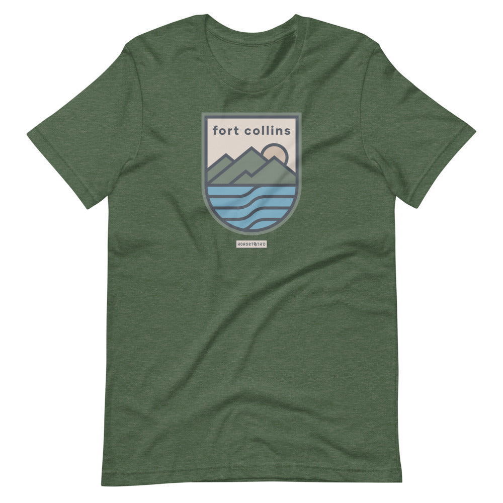 Destination Fort Collins T-Shirt Heather Forest