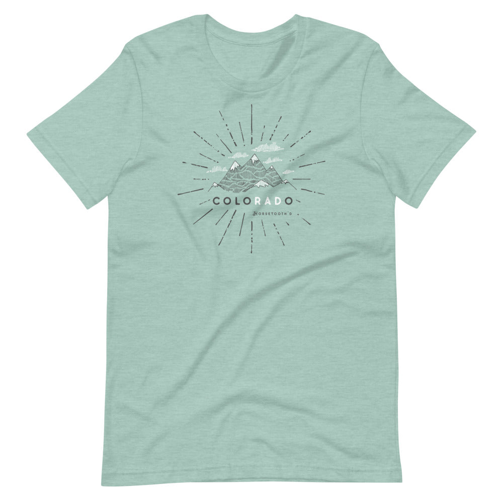 Colorado Burst T-Shirt Heather Prism Dusty Blue