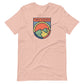 Twin Sisters Peak Colorado T-Shirt Heather Prism Peach