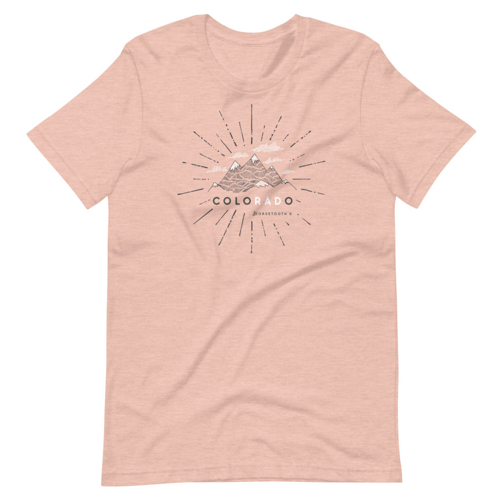 Colorado Burst T-Shirt Heather Peach