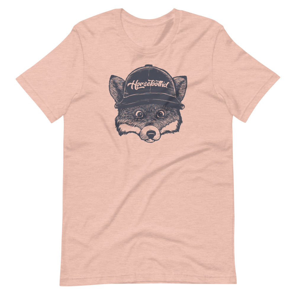Horsetooth'd Fox T-Shirt Heather Prism Peach
