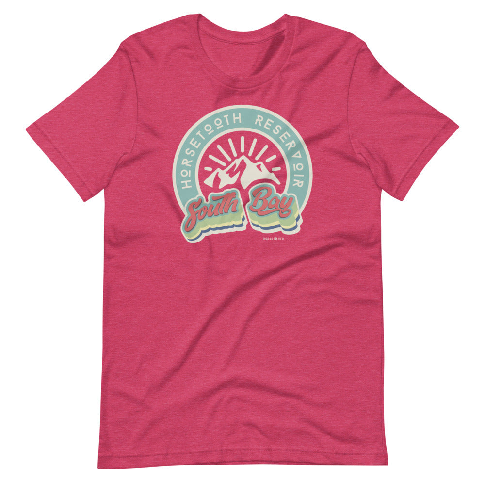 Horsetooth Reservoir South Bay T-Shirt Heather Raspberry