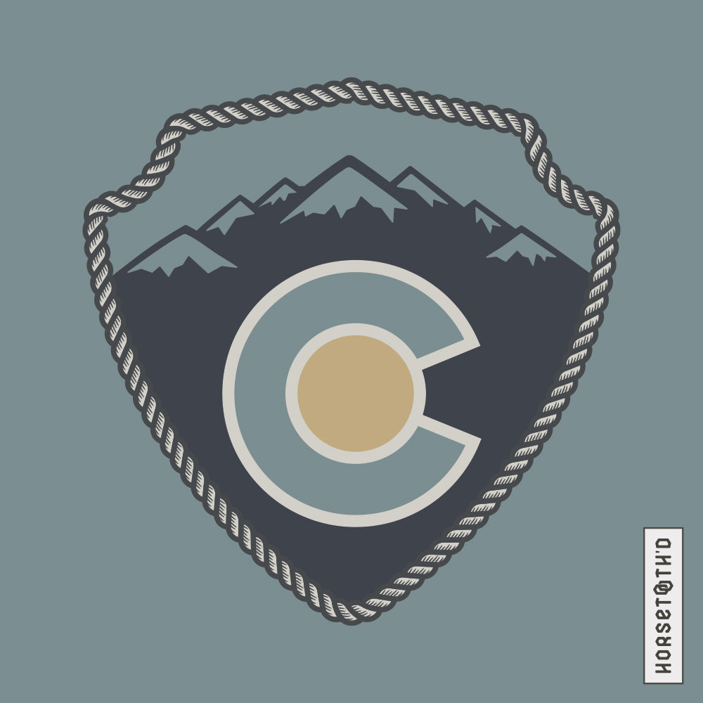Colorado Mountain Sign Logo