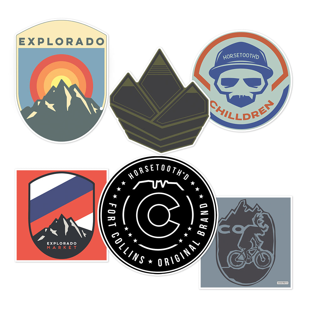 Explore Horsetooth'd Stickers (6 to choose from)