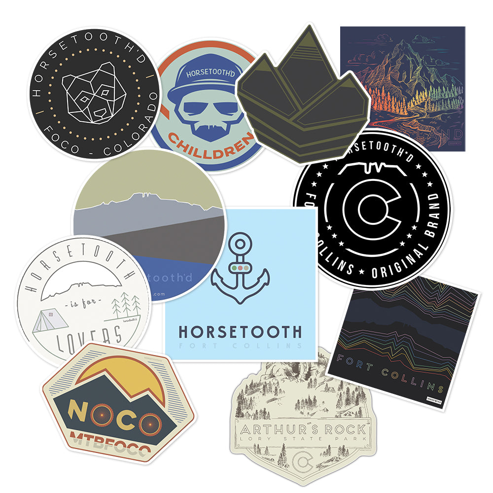 Horsetooth Stickers (11 to choose from)