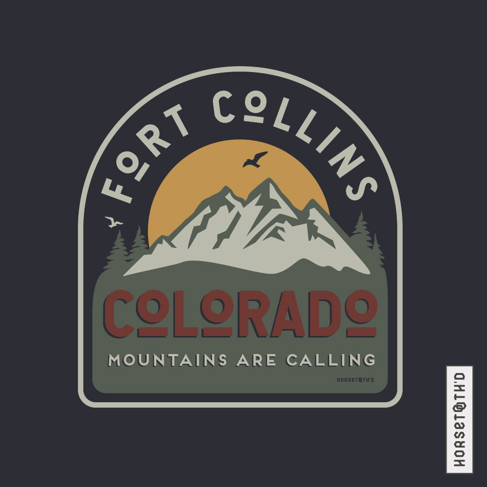 Fort Collins Mountains are Calling Youth Tee Shirt