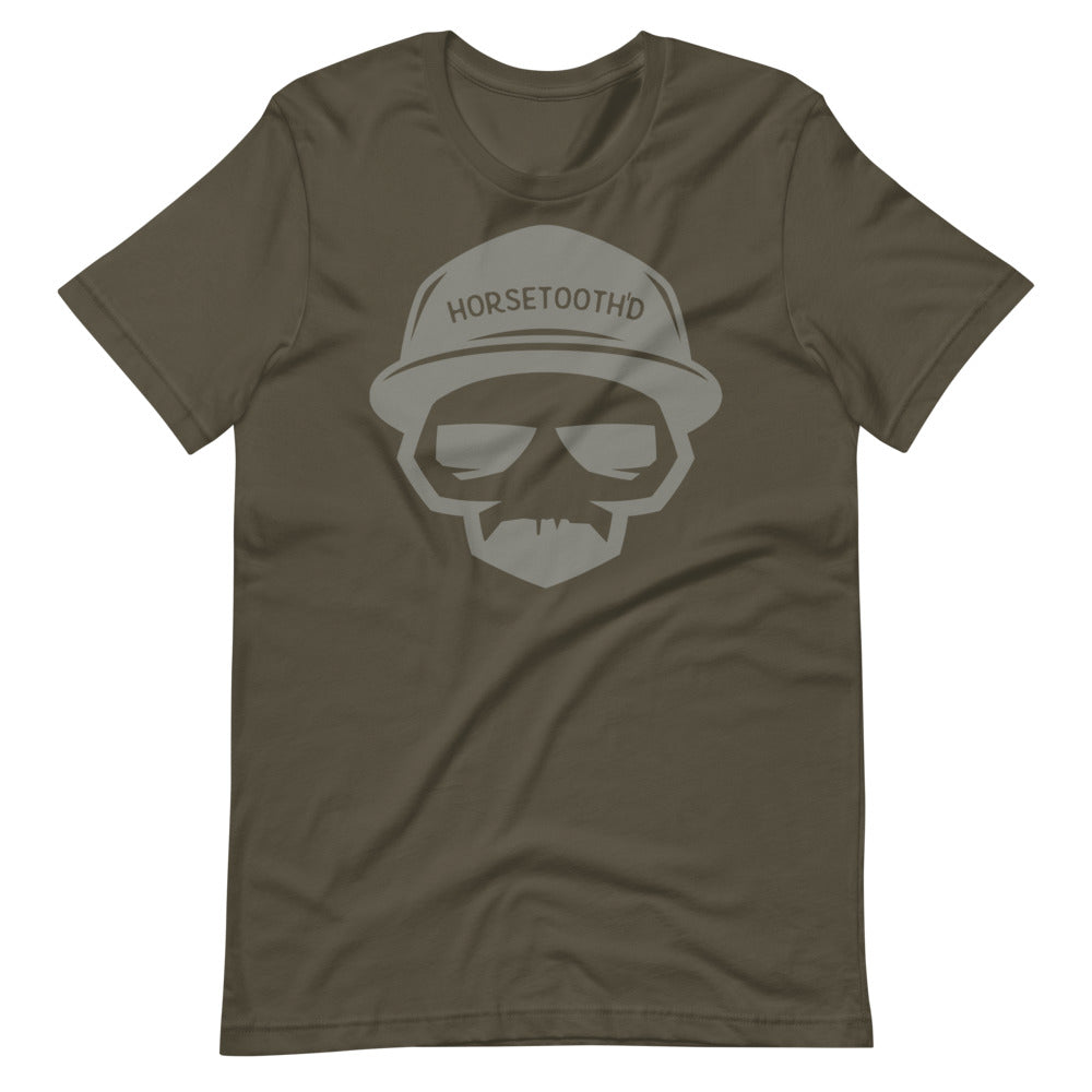 Horsetooth'd Skully T-Shirt Army