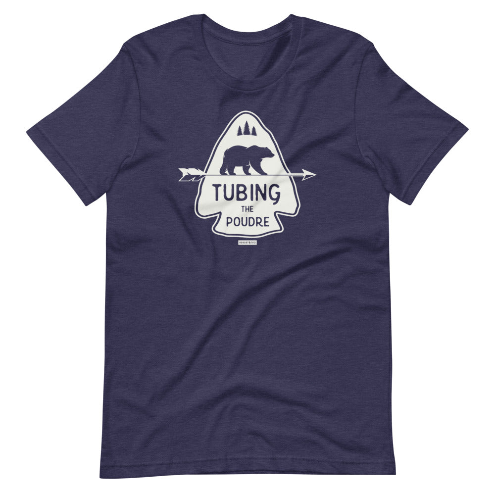Tubing the Poudre T-Shirt Heather Midnight
