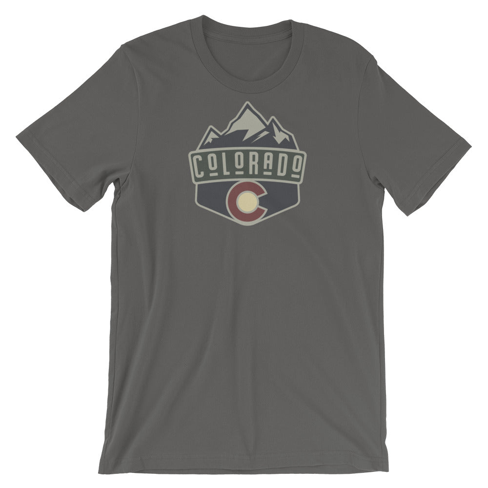 Colorado Badge T-Shirt Asphalt