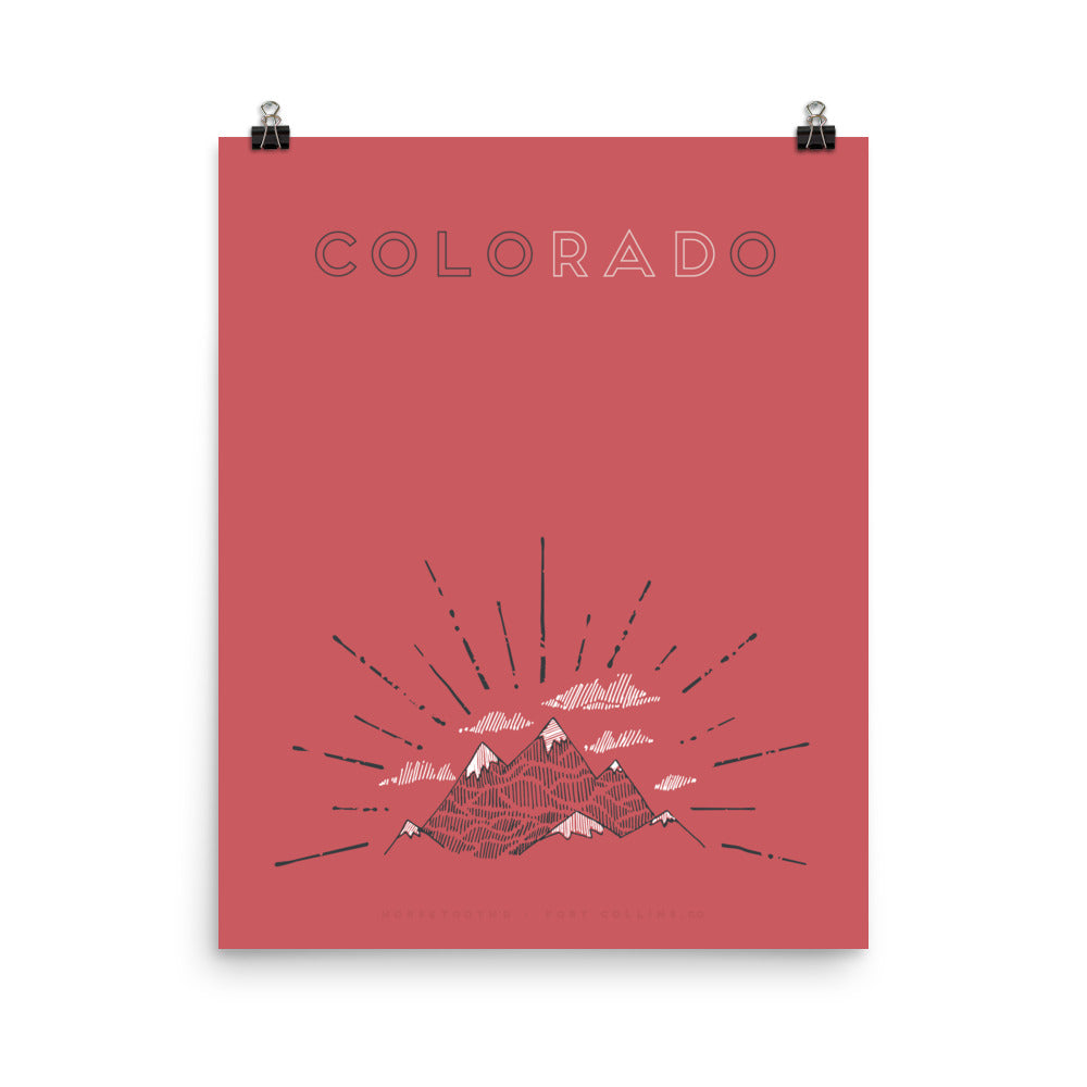 Colorado Burst Poster
