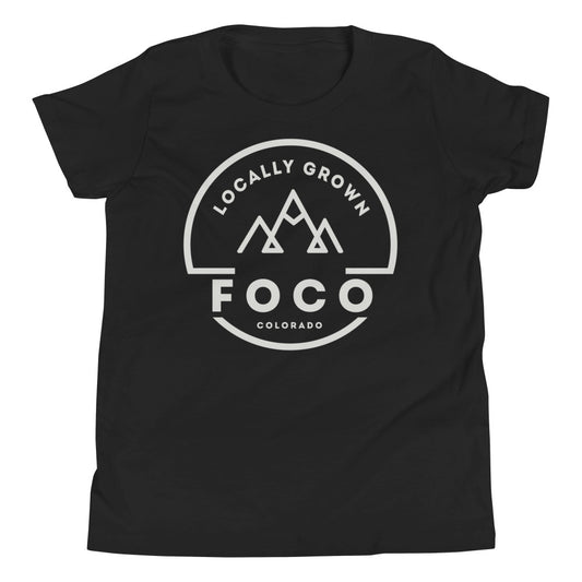 Locally Grown Mountains Youth Tee Shirt