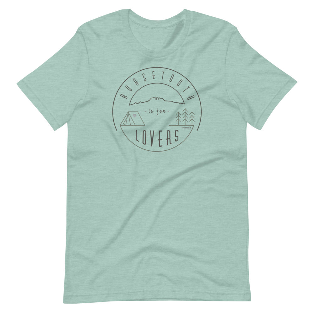 Horsetooth is for Lovers T-Shirt Heather Prism Dusty Blue