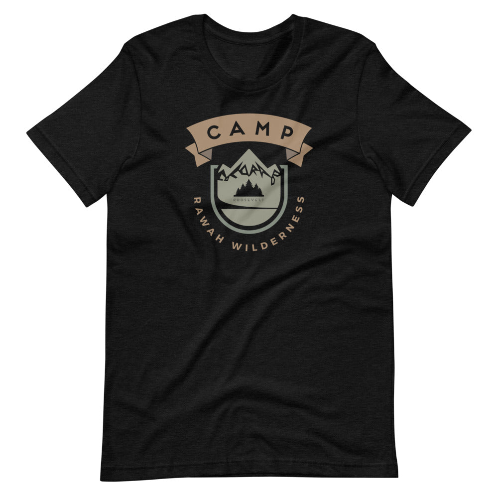 Camp Rawah Wilderness T-Shirt Black Heather