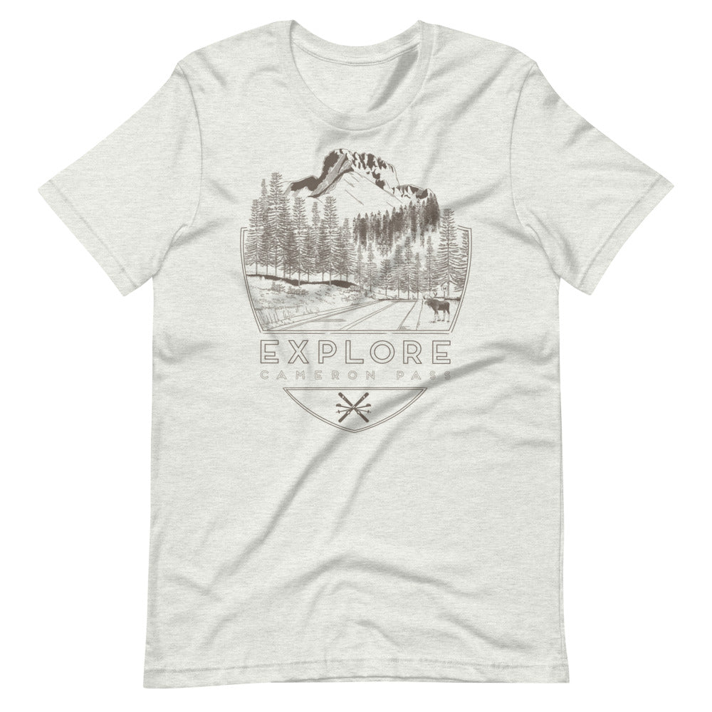 Explore Cameron Pass T-Shirt Ash