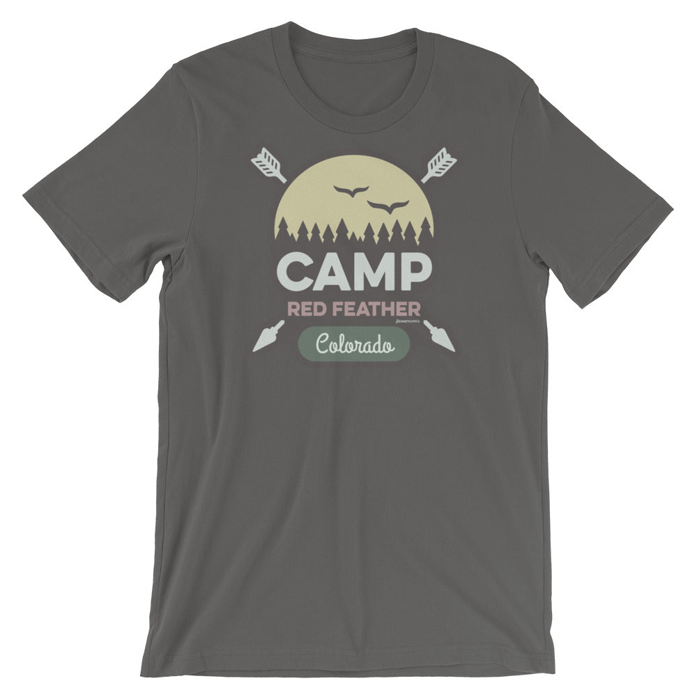 Camp Red Feather Lakes Colorado T-Shirt Asphalt