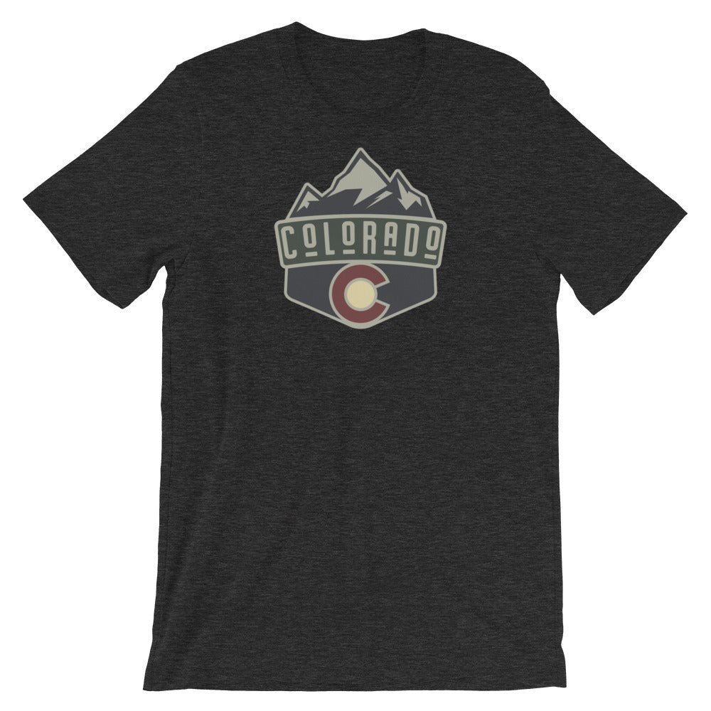 Colorado Badge T-Shirt Dark Grey Heather