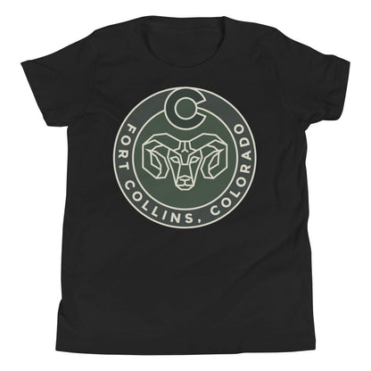 Fort Collins Ram Youth Tee Shirt