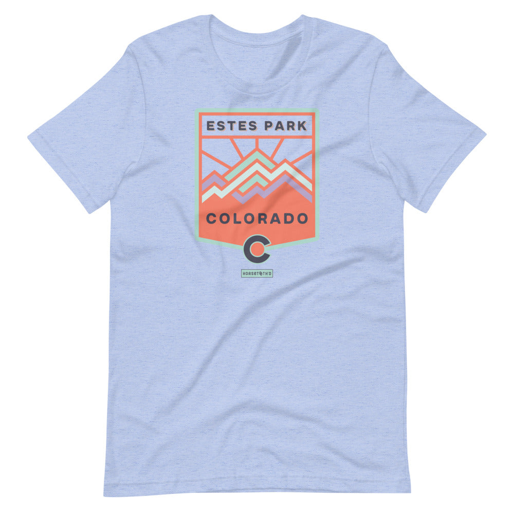 Estes Park Colorado T-Shirt Heather Blue