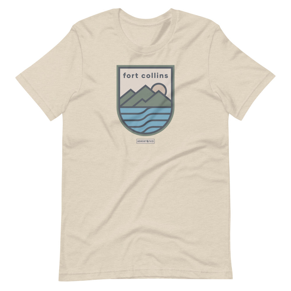 Destination Fort Collins T-Shirt Heather Dust