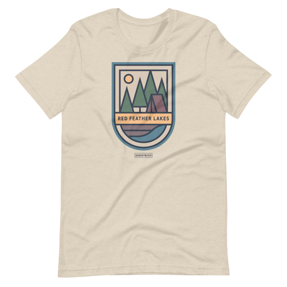 Red Feather Lakes Colorado T-Shirt Heather Dust