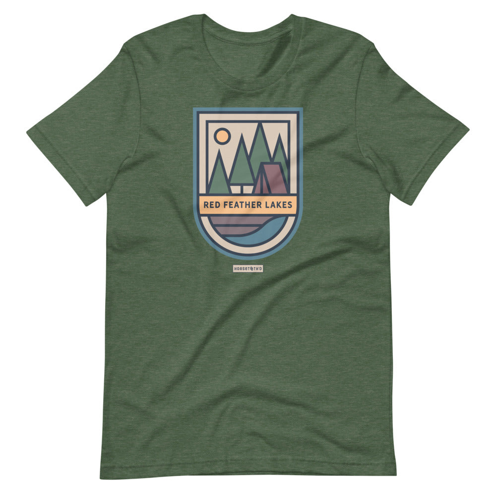 Red Feather Lakes Colorado T-Shirt Heather Forest
