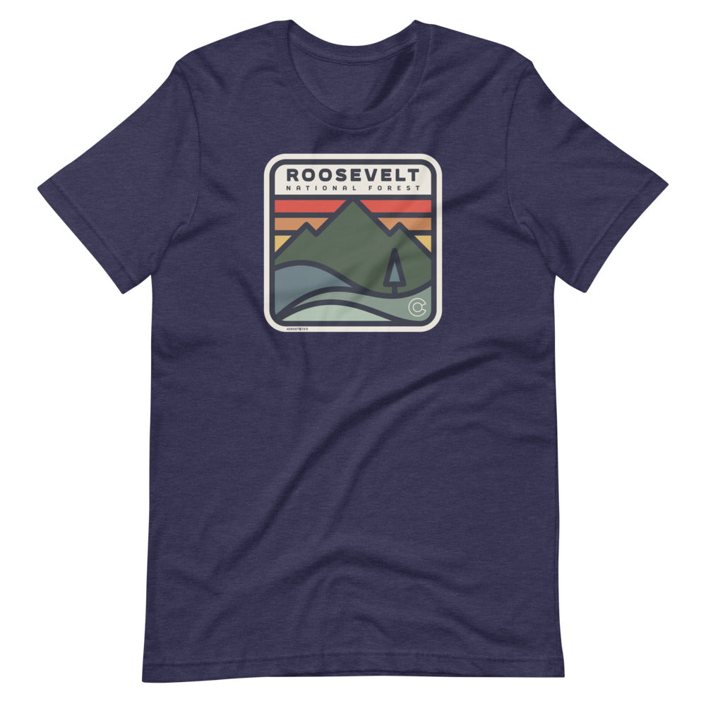Roosevelt National Forest T-Shirt Heather Midnight