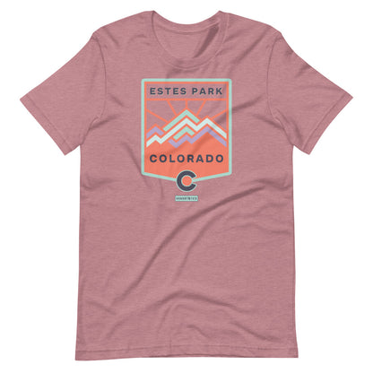 Estes Park Colorado T-Shirt Heather orchid