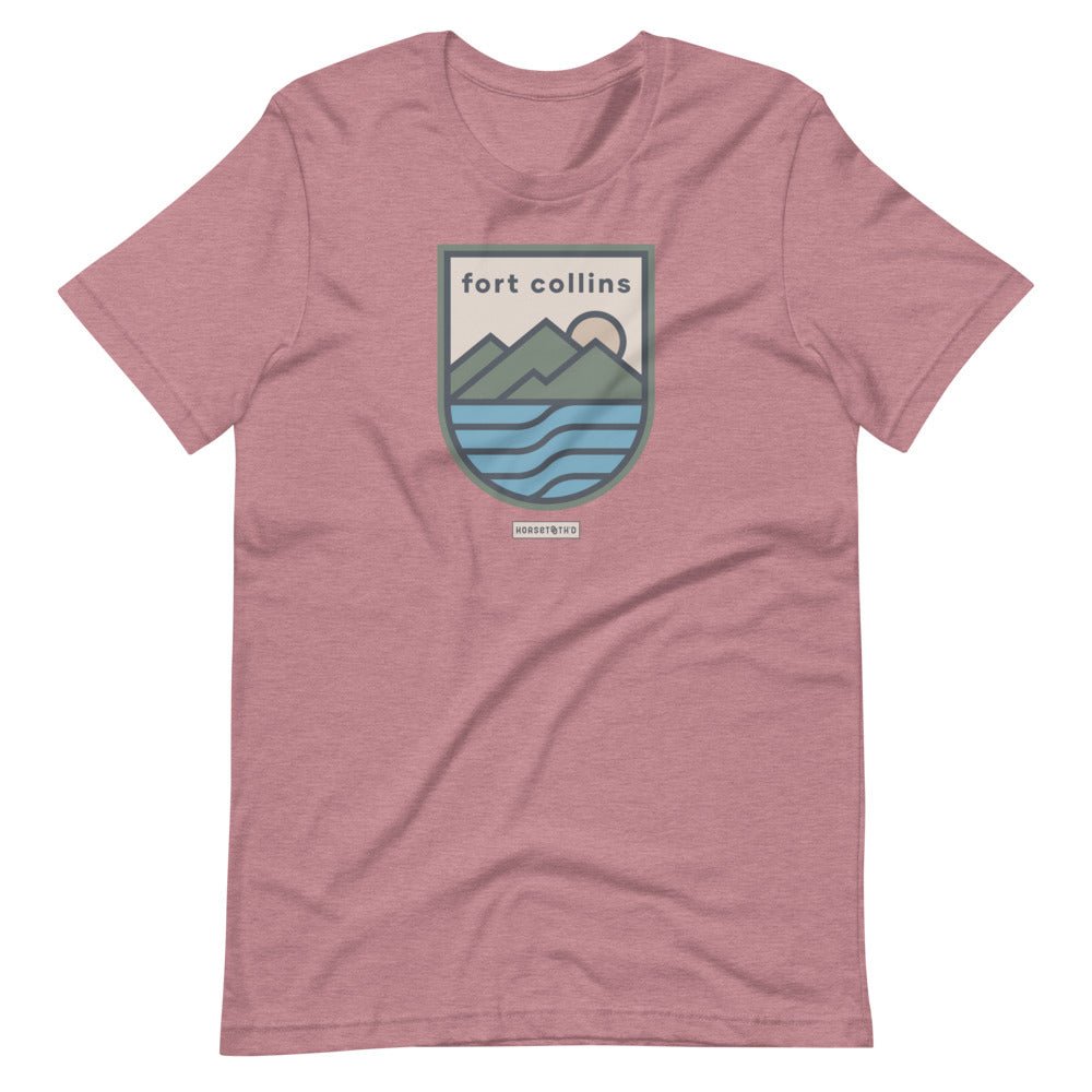 Destination Fort Collins T-Shirt Heather Orchid