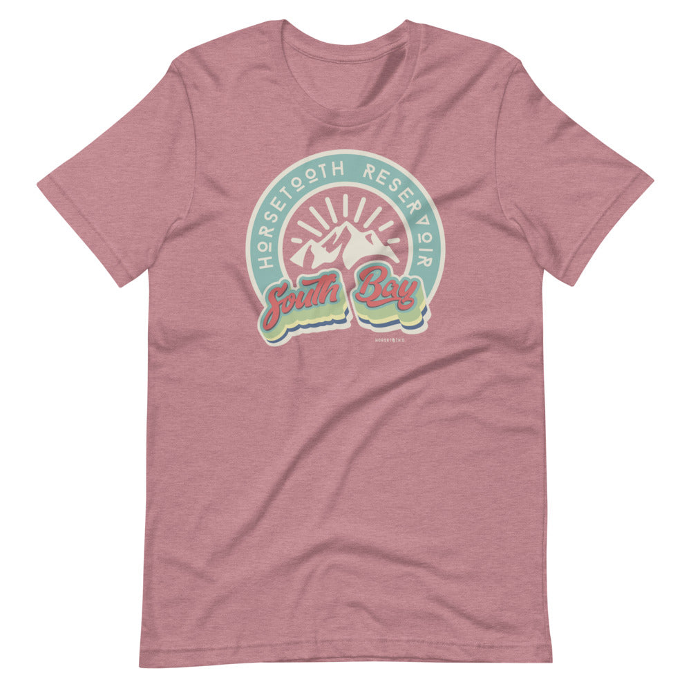 Horsetooth Reservoir South Bay T-Shirt Heather Orchid