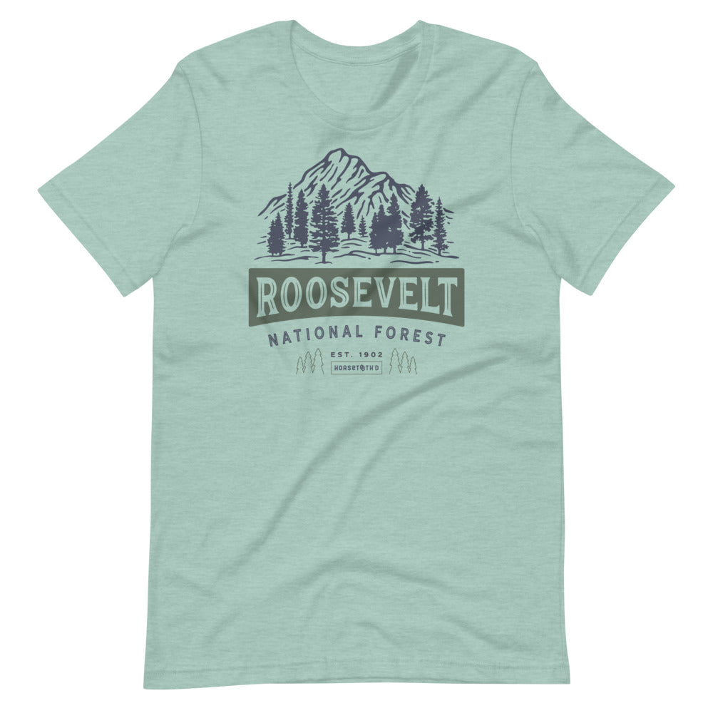 Roosevelt National Forest 1902 T-Shirt Heather Dusty Blue