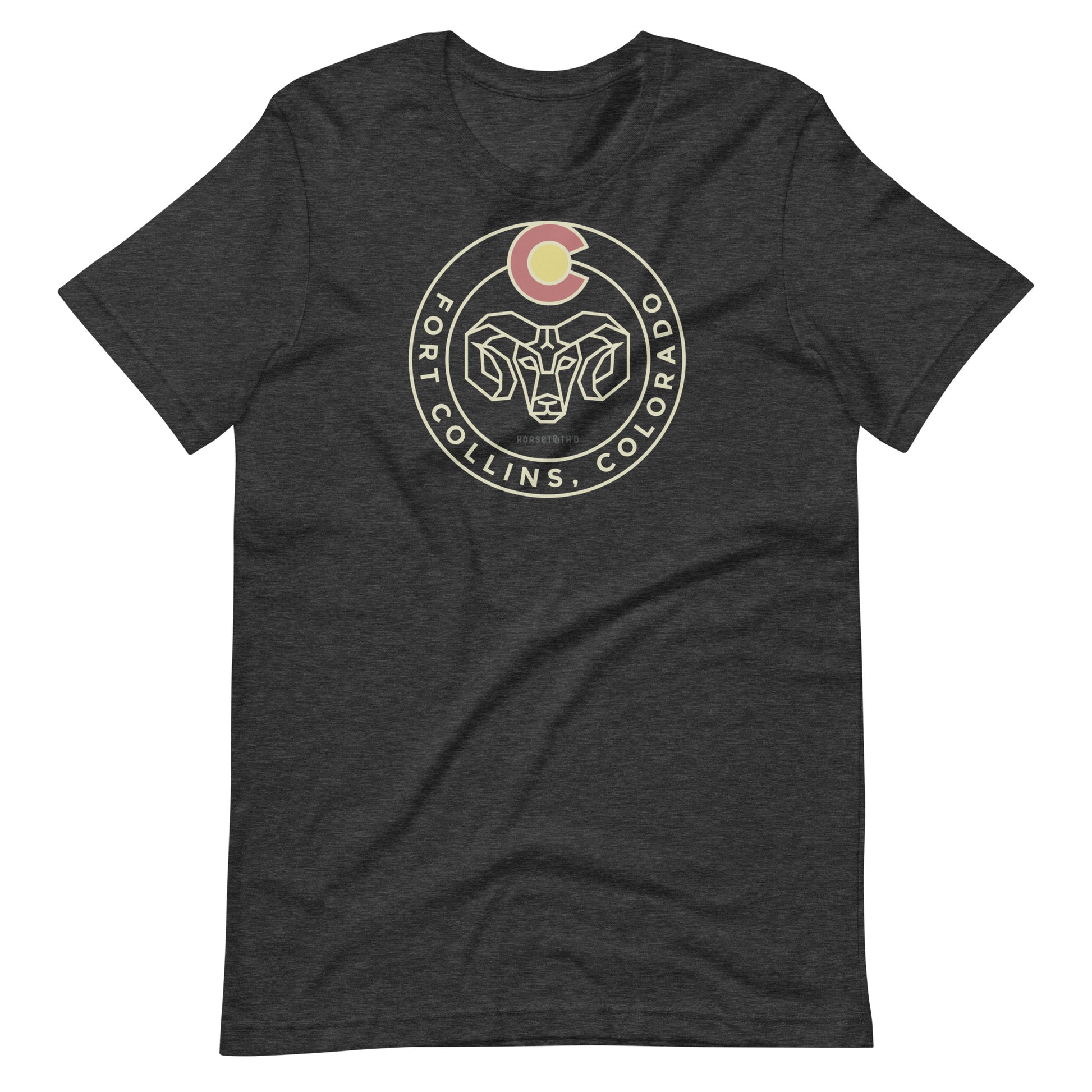 Fort Collins, Colorado Ram T-Shirt by Horsetooth'd | CSU and Colorado Pride